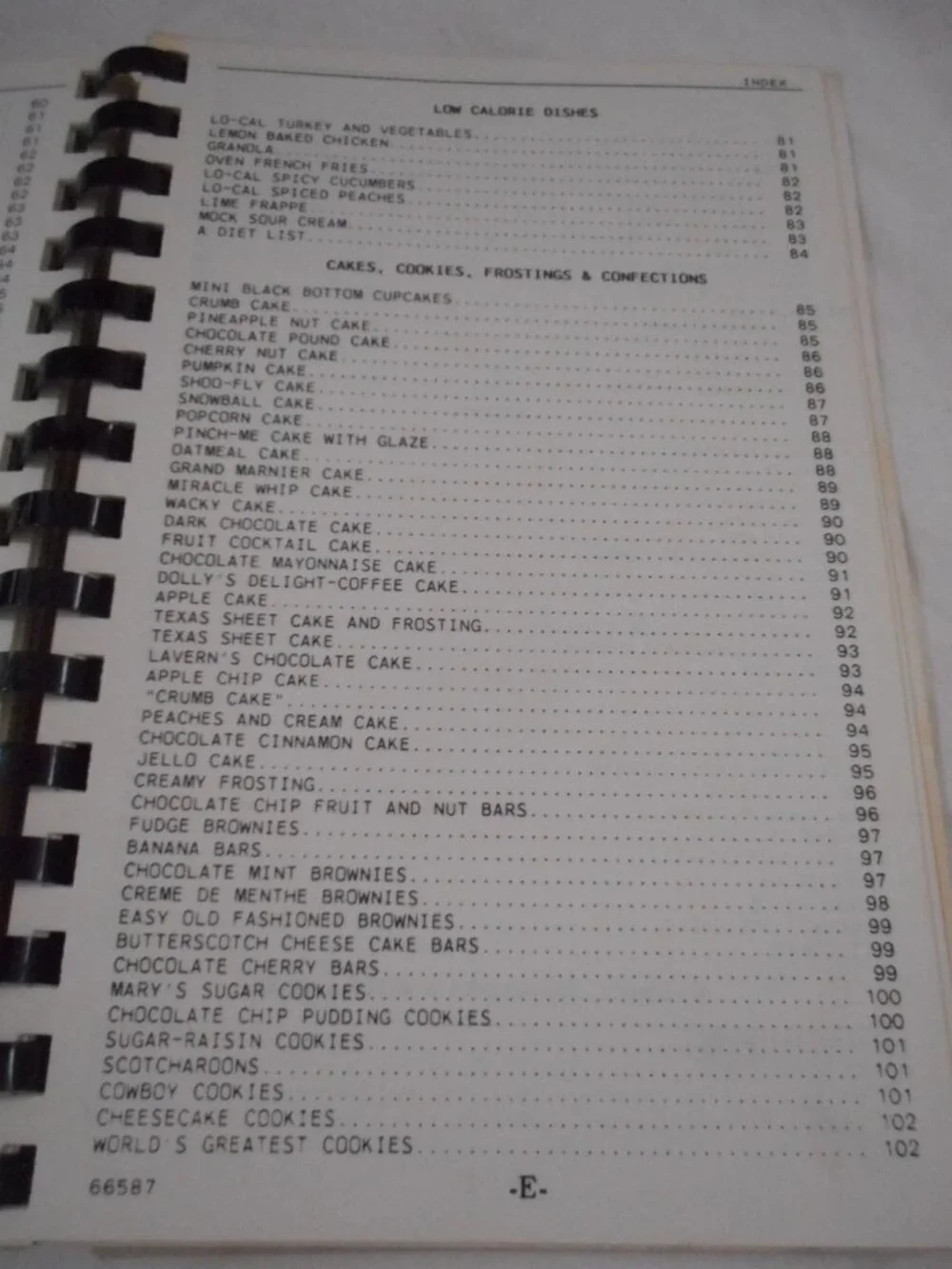 Vintage 1987 Softcover Spiral bound Country Cookbook Central PA